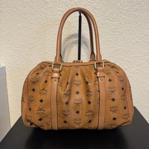 MCM Visetos Handle Bag